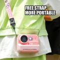 Children Instant Camera Print Camera 2.0 1080P Video Photo Digital Camera with Thermal Print Paper for Kids Birthday Gift Toys.