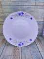 2 Pcs Opal Glass Dinner Plate  Set- Cake Plates, First Course Plates, Set of 2 Dessert Plates, Dinnerware Set, Modern Pottery Plates, Pottery Side Plate.. 