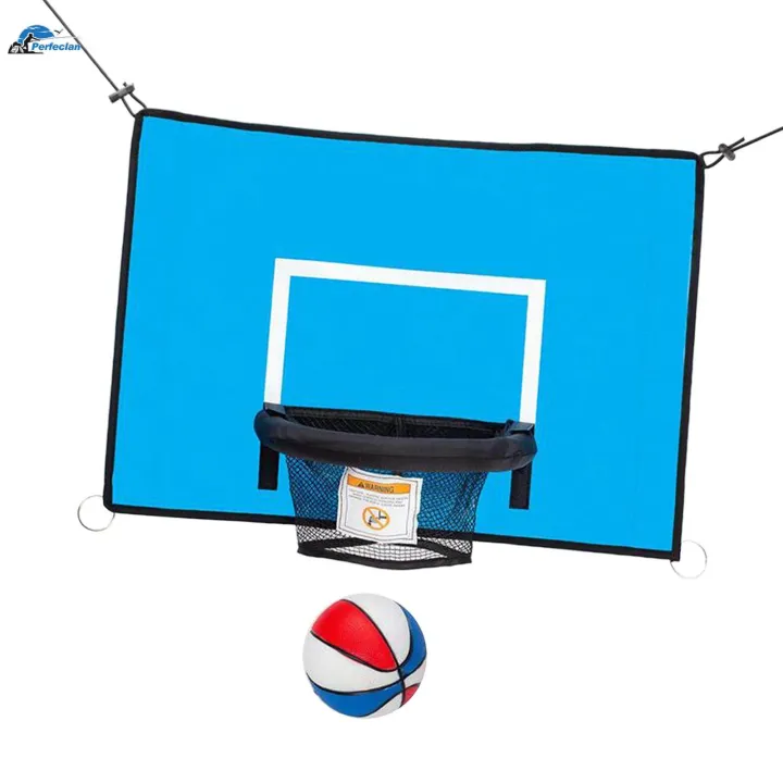 Basketball Hoop Attachment for Trampolines Universal Baseboard Sun ...