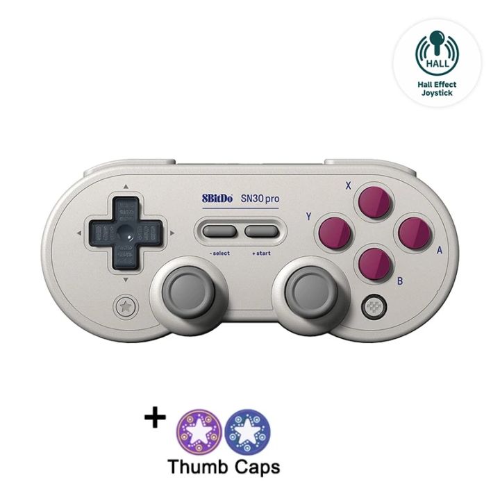 8BitDo%20SN30%20Pro%20Game%20Controller%20for%20Nintendo%20Switch%20Android%20MacOS%20Steam%20Windows,Hall%20Effect%20Joystick%20Wireless%20Bluetooth%20Gamepad%20-%20Image%209