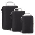 Travel Compressible Packing Cubes Foldable Waterproof Storage Bag Travel Suitcase Nylon Portable With Handbag Luggage Organizer. 