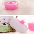 Baby soft Face Powder Puff Sponge Box Case container - Multicolor. 