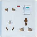 Electrical multi socket, wall sockets/multi 8 pin plug socket with switch.