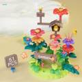 Growing Flower Blocks Playset Educational for Interaction Recognition Number. 
