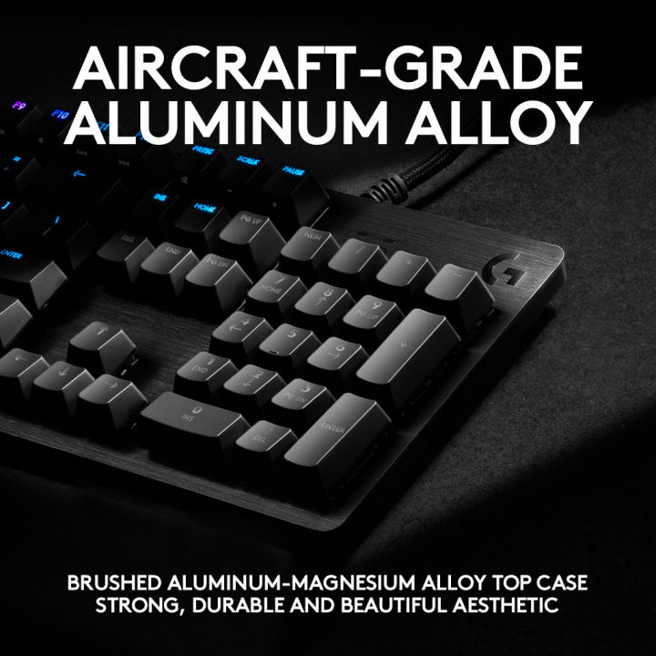 Logitech%20G512%20CARBON%20RGB%20Mechanical%20Gaming%20Keyboard,%20GX%20Blue,%20USB%20Passthrough%20-%20Image%205