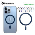 [Magsafe ring] BlueWow Adhesive Metal Ring Sticker for Magsafe Wireless Charging, Adapter Rings for Magnetic Phone Grip Holder, Case Converter Accessories for iPhone 12 13 14, Car Mount Magnet Attachment. 