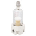 G1/4in Air Filter, Air Pressure Regulator Transparent Cup for Pneumatic Equipment. 