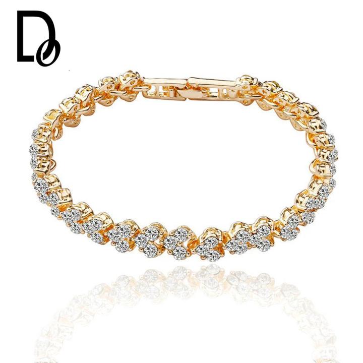 Delicate 18K Plated Crystal Zircon AAAAA+ Bracelet