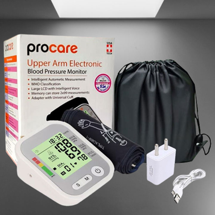 Procare Digital Blood Pressure Machine/ Electronic Blood Pressure Machine