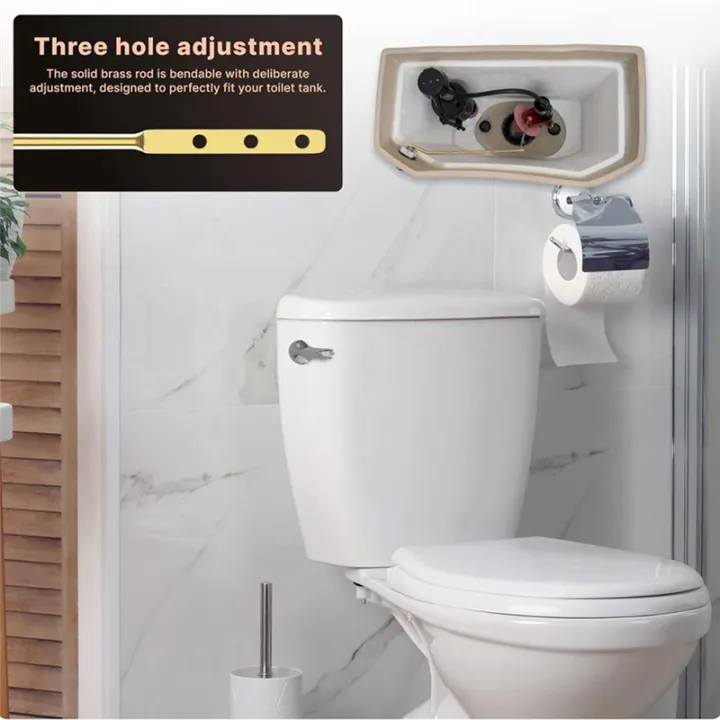 Toilet%20Handle%20Brass%20Lever%20Flush%20Replacement%20Kit%20Chain(Side%20Mount)%20-%20Image%203