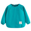 Baby cover-up autumn and winter children's long sleeve waterproof reverse dressing, baby eating bib, boys and girls wear anti-dirt aprons.