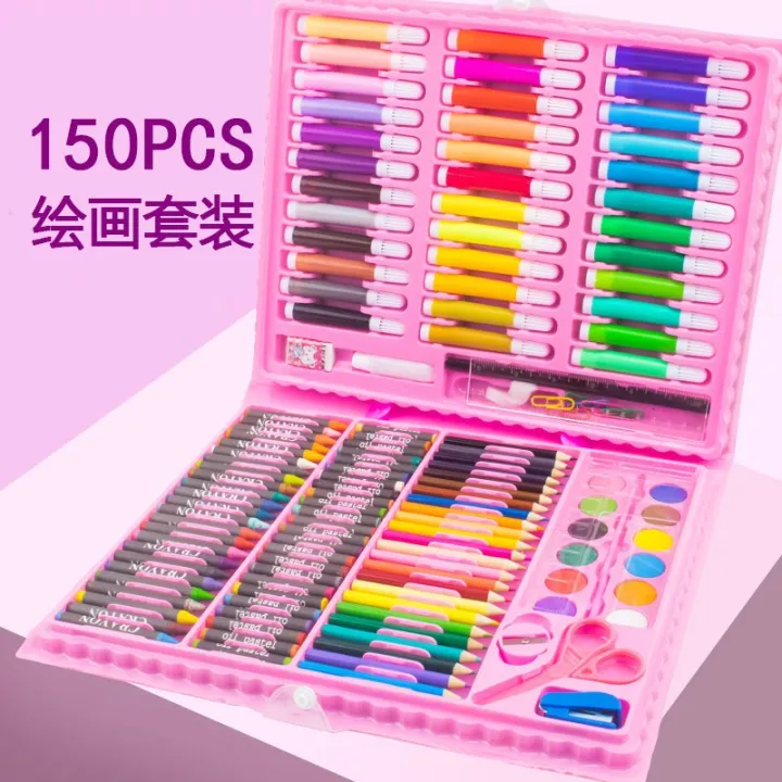 208%20pieces%20of%20children's%20painting%20set,%20watercolor%20pens,%20student%20art%20supplies,%20oil%20pastels,%20stationery,%20with%20easel%20board,%20craybrushes%20-%20Image%208