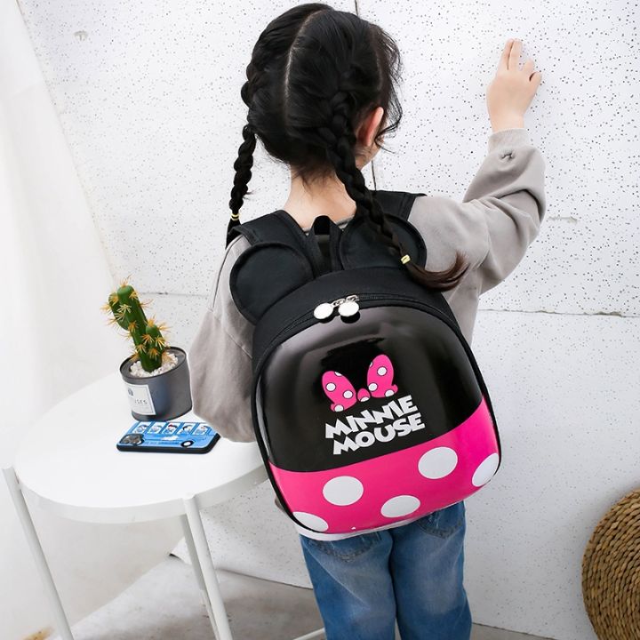 Disney%20Mickey%20mouse%20Minnie%20Children's%20school%20bag%20kindergarten%20boy%20girl%20baby%20backpack%202-5%20minnie%20cute%20cartoon%20egg%20shell%20backpack%20-%20Image%203