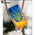 Yinuoda Ukraine Flag TPU Soft High Quality Phone Case for Apple iPhone 8 7 6 6S Plus X XS MAX 5 5S SE XR 11 11pro max Cover Vnce Lncei. 