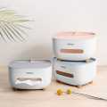 Desktop Tissue Storage Box – Organizer for Phones, Remotes & Stationery.