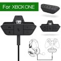 Stereo Headset Adapter for Xbox One /Xbox 360 Controller Headset Adapter Stereo Headphone Audio Mic Converter with 3.5mm Jack.