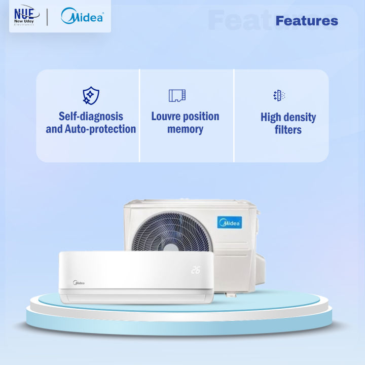 MIDEA%201%20ton%20Split%20type%20AC%20NON%20INVERTER%20(%205%20years%20compressor%20warranty%20)%20save%20energy%20with%20Free%20Delivery%20-%20Image%202