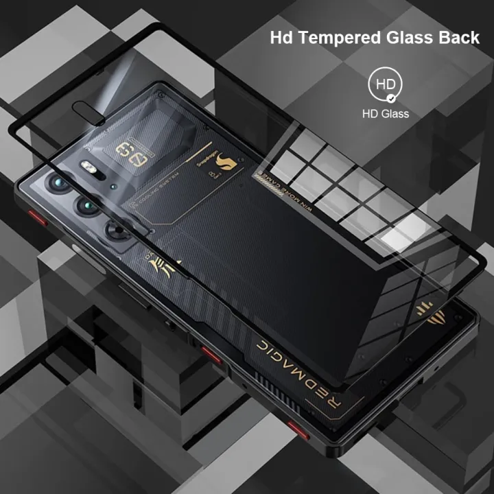 Metal%20Frame%20Case%20for%20REDMAGIC%209S%20Pro+%20/%209S%20Pro%20/%209%20Pro+%20/%209%20Pro%20with%20Clear%20Tempered%20Glass%20Back%20Cover%20Camera%20Protection%20-%20Image%205