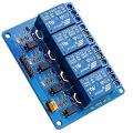 4CH 5V Relay Module DC 5V Four Channel Isolated Relay Control Module With Screw Terminal For Arduino 4 Channels DC5V With Optocoupler Protection Electronics Circuitry & Parts. 