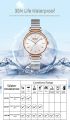 Curren 9081 Stainless Steel Analog Watch For Women.