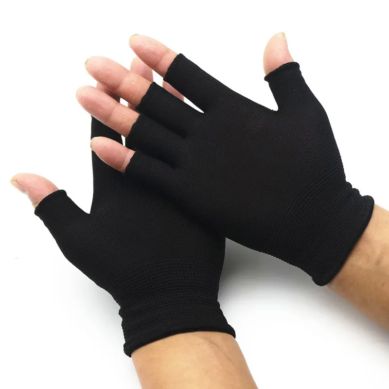 Half Finger Fingerless Gloves For Women And Men Wool Knit Wrist Cotton Gloves Sunlight Mall Daraz .bd