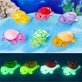 10 pcs Cute Luminous Turtle Mini Figurines, Tiny Glow in The Dark Tortoise Ornaments for Aquarium, Garden, Home, DIY & Party Decoration. 
