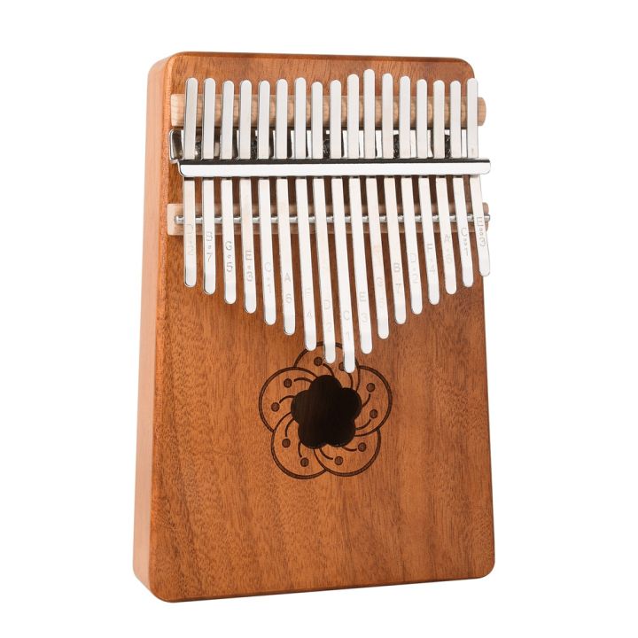17 Keys Kalimba Thumb Piano Wood Mbira Body Musical Instruments with ...