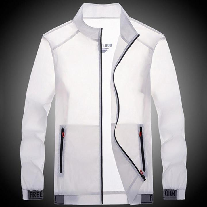 Summer Sunscreen Jacket Men Coat Breathable Ultra-thin Sunshade Sun Protection Jacket For Men Summer Coat jaqueta masculina