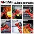 ANENG TH202/TH203 Infrared Thermometer -50~600℃ Industrial Grade Smart Temperature VA Reverse Color Screen Pyrometer Tester.