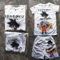 Anime Figures Son Goku Vegeta Tops Super Saiyan T Shirts Children's Clothing Dragon Ball T-shirt Kids Clothes Baby Boys T-shirt. 