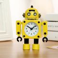 Creative Children Cartoon Robot Alarm Clocks Student Personal Mute Metal Making Table Alarm Clocks Children Christmas Gift.