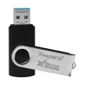 TwinMOS X3 Ultra 64GB USB 3.2 Black-Silver Pen Drive. 