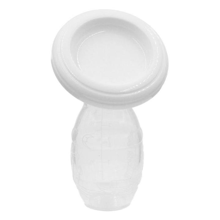 (New)Mom Breat Feeding One-handed Manual Breat Pump Bottle uction Container