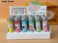 Portable Mini Flower Paper Soap - 1 Tube.