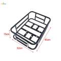 Bike Rear Basket Iron Luggage Rack Heavy Duty Rear Cargo Rack Panniers for Mountain A.