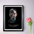 Room decoration item john wick wallpaper with frame and glass wallmate big size. 