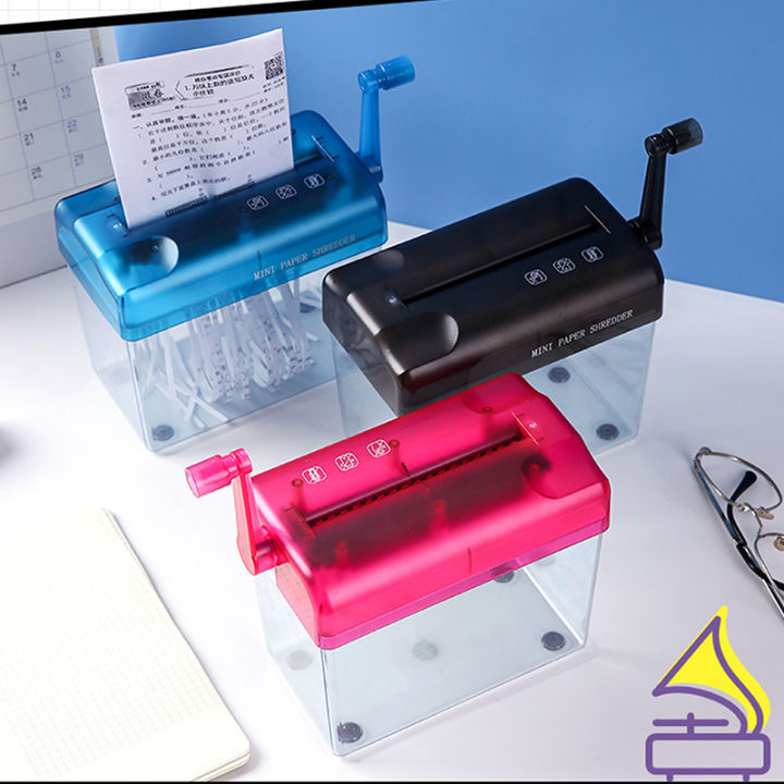 【Shop the Latest Trends】 Mini Manual Paper Shredder Office Document ...