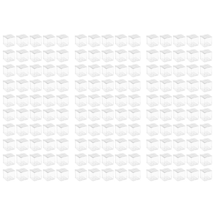 150Pcs Clear Plastic Boxes for Gifts Pvc Packing Box Gift Packaging Transparent Candy Box Wedding Gift Boxes