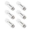 Toilet Seat Hinges Screws WC Hole Fixing Easy Installation 12 Pack. 