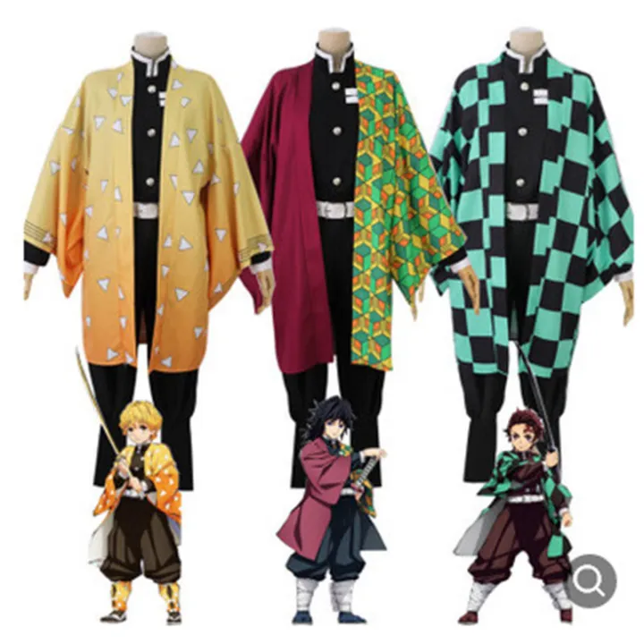 Anime%20Demon%20Slayer%20Kimetsu%20No%20Yaiba%20Zenitsu%20Giyu%20Tanjirou%20Kamado%20Nezuko%20Cosplay%20Women%20Kids%20Men%20Kimono%20Uniform%20Party%20Costume%20-%20Image%202
