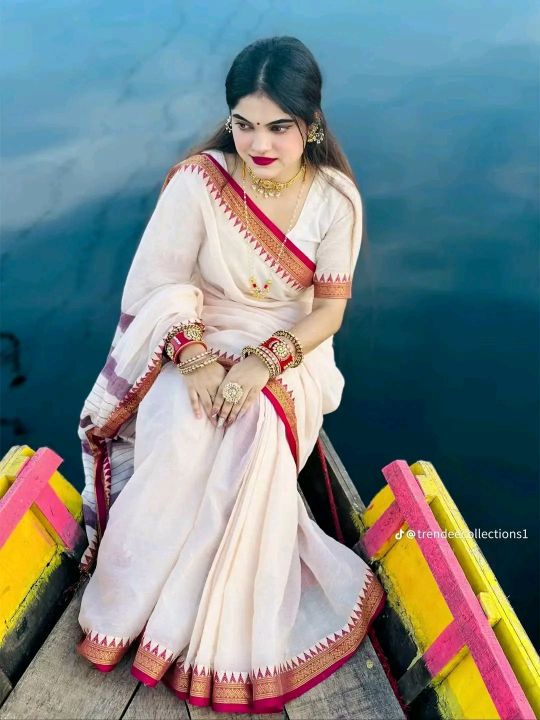 Fashionable Tangail Tat HalfSilk Arong Saree for Women | Daraz.com.bd
