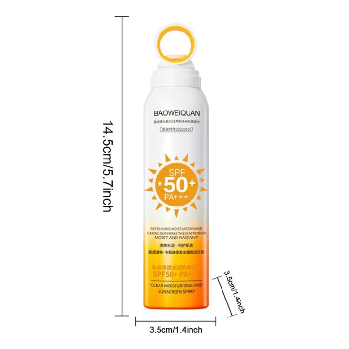 SPF50+%20Face%20Sunscreen%20Lotion%20Spray%20150ml%20UV%20Protection%20Sunblock%20Cream%20Water%20Resistant%20Hydrating%20Face%20Body%20Summer%20Sunscreen%20-%20Image%207