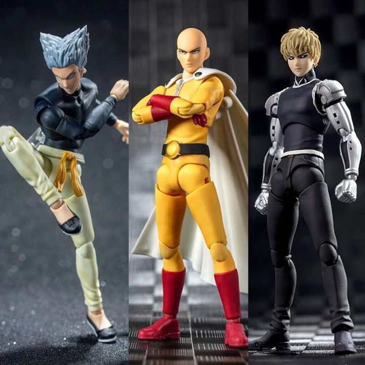 In Stock Dasin Model Greattoys GT One Punch Man Figures Saitama Genos Garou SHF PVC Action Figure Anime Toys Figure