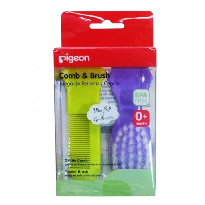 Pigeon Baby Comb & Brush