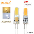 Dimmable GreenEye LED G4 COB Lamp Bulb 3W 6W AC/DC 12V COB SMD LED G4 Dimmable Lamp replace Halogen Spotlight Chandelier 1Pcs. 