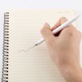 2 in 1 Stationery Writing Tools Metal Ballpoint Pen Capacitive Touch Screen Stylus Pen for Phones, Tablets.