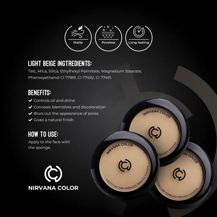Nirvana%20Color%20Mattifying%20and%20Poreless%20Pressed%20Powder%20-%20Light%20Beige%20-%20Image%205