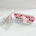 BILI for Redmi 10C Back Cover With Free Ring Holder Rabbit Holding Carrots Soft Transparent Colorful Wavy Phone Cases. 