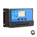 Digital Solar Charge Controller 10A 12V Battery for 20-200W Solar Panel. 