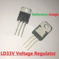 LD33CV Voltage Regulator IC LD33 Transistor 800mA 3.3V Voltage Regulator TO-220 Package 3 Pin Leads LD33V Voltage Regulator LD33 IC. 